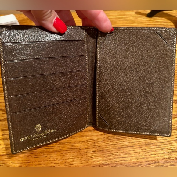 GUCCI AUTHENTIC SYLVIE BIFOLD SHERRY LINE WALLET. EUC - Picture 2 of 13